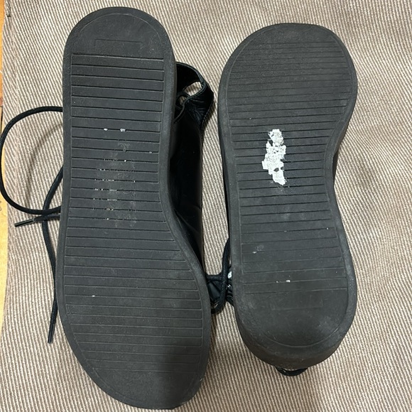 Black leather sandals - Picture 3 of 4